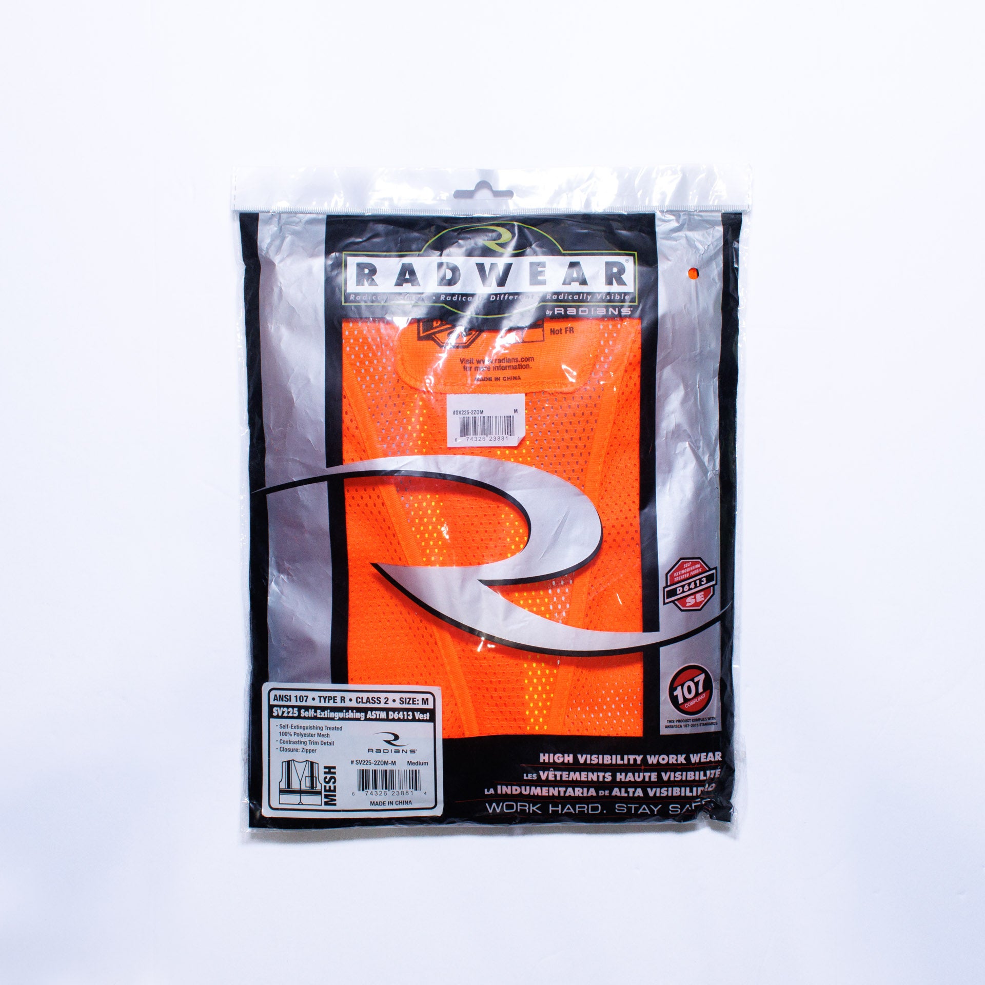 Self-Extinguishing Safety Vest